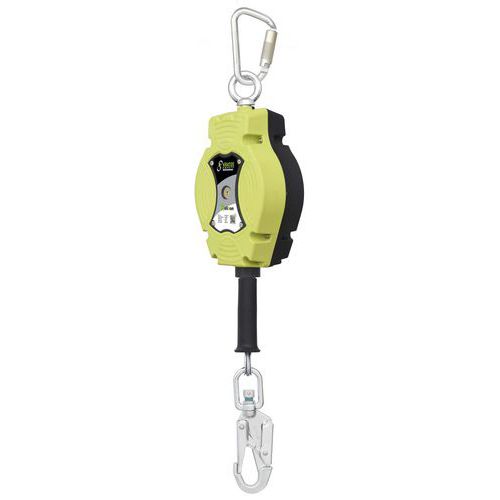 Kratos Safety - Câble antichute Helixon à rappel automatique - 10m - Norme EN 360