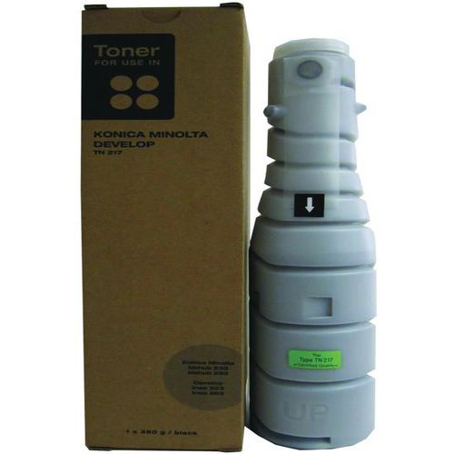 Altkin - Toner Compatible Konica Minolta Develop TN217 BK17 - Noir - 17500 Pages - Recyclable