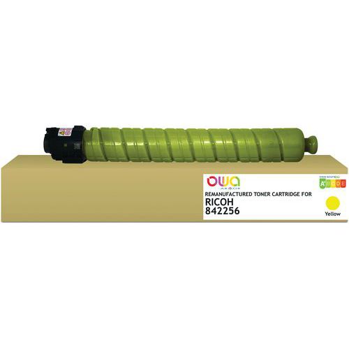 Owa - Toner remanufacturé Ricoh 84225 Jaune - 19000 pages - Compatible Ricoh