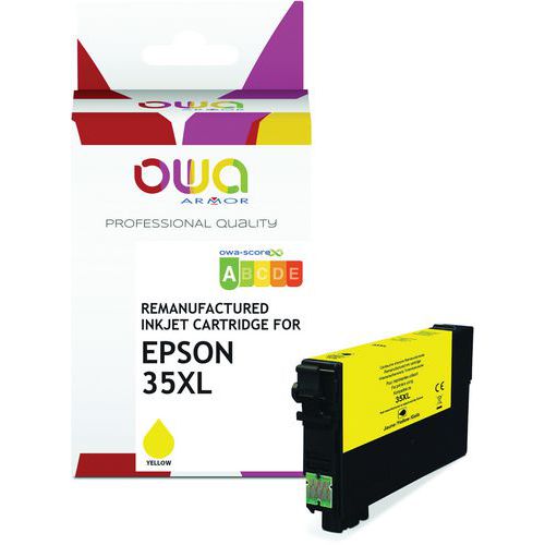 Cartouche D'encre Remanufacturée Epson 35 Std-xl - Jaune