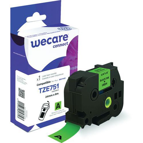 Cassette De Ruban Pour Étiqueteuse Brother - 24 Mm - Tze751