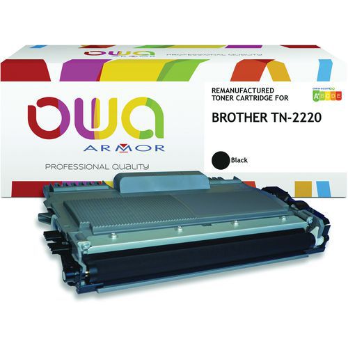 Owa - Toner remanufacturé Brother TN2220 - Noir - 5200 pages - Éco-responsable