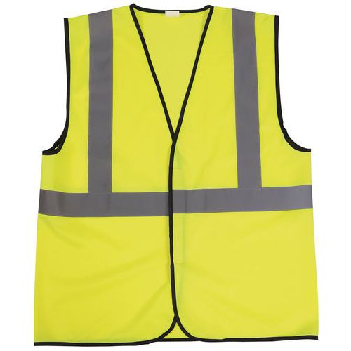 Gilet Haute Visibilité Jaune Taille M - Manutan