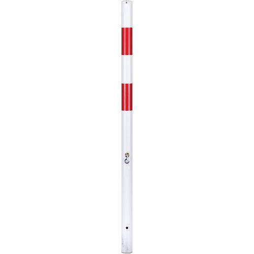 Crash Stop - Poteau rond en acier jaune - 1402 mm - Protection et amortisseur robuste
