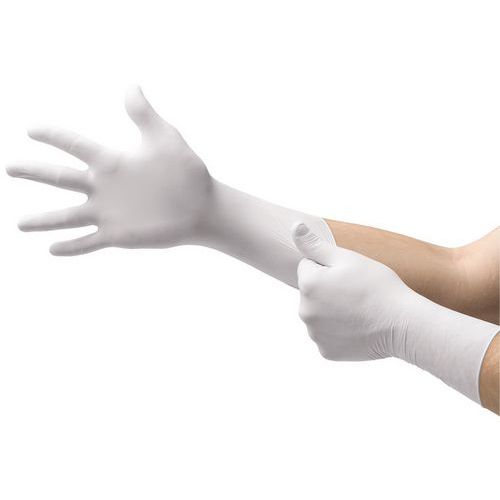 Ansell - Gants Nitrile Versatouch 92-205 Taille 9 Blanc - Spécial Agroalimentaire - Protection CE