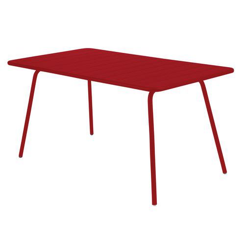 Table 143x80 Luxembourg Coquelicot