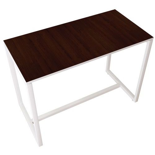 Table Réunion Haute Easy Office 6 Personnes Plateau Wengé