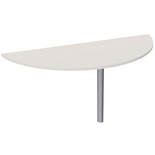 Extension Quatuor 1/2 Lune 143 Cm 60 Cm Blanc/alu