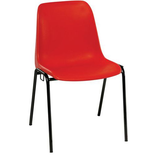Lot de 5 - Chaises Réunion Pananma M2 Acc P/noir T.2419
