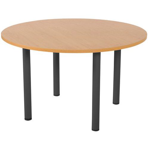 Table Azari 4 Pieds Ã˜ 100 1315 Hêtre/anthracite
