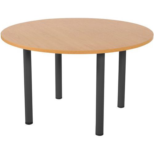 Table Azari 4 Pieds Ã˜ 120 1315 Hêtre/anthracite