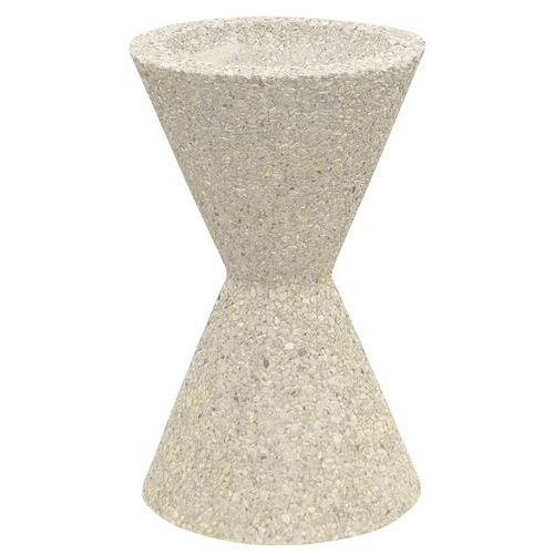 Cendrier Cône Béton 3 L Ocre Sablé