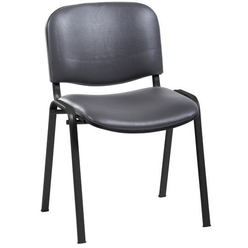 Lot 5 Chaises Cluny Pièt.noir Ass.pvc M2 2135 Anthracite