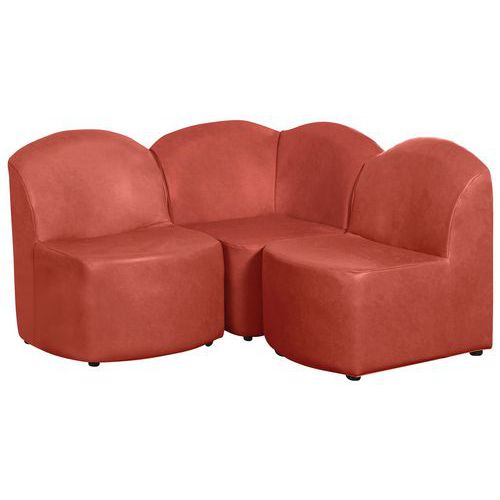 Sièges Bowling Lot 2 Chauf.dr+1 Chauf.angle Tomette 9103