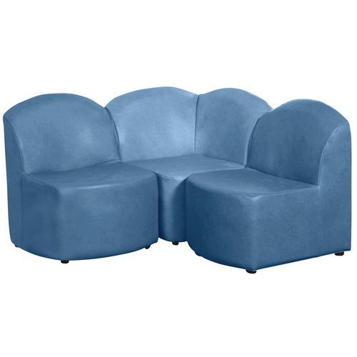 2 Chauff Dr+1 Angle Bowling Déhoussable Pvc M2 9432 Pétrole