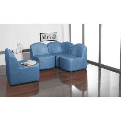 6 Chauff Dr+1 Angle Bowling Déhoussable Pvc M2 9432 Pétrole