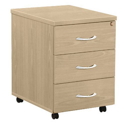 Caisson Mobile 3 Tiroirs Quatuor Chêne