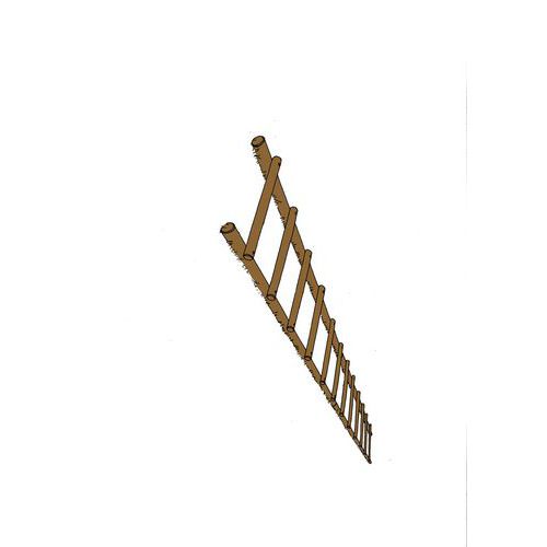 Procity - Module sportif saut de grenouille - Parcours santé extérieur - Scellement direct - 3.8m x 5.75m
