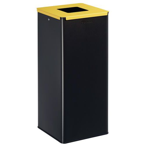 Poubelle Selectif 40l Calitri Tri Plastique Manganèse/1021 Jaune