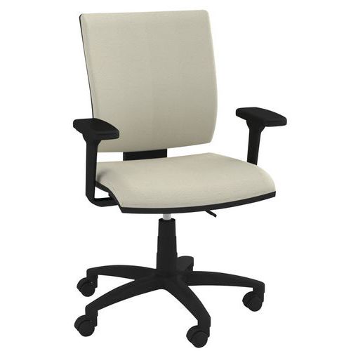 Siége Optima Dossier Haut Contact Perm. M1 Beige Pied Noir