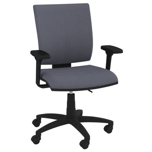 Siége Optima Dossier Haut Contact Perm. M1 Gris Pied Noir