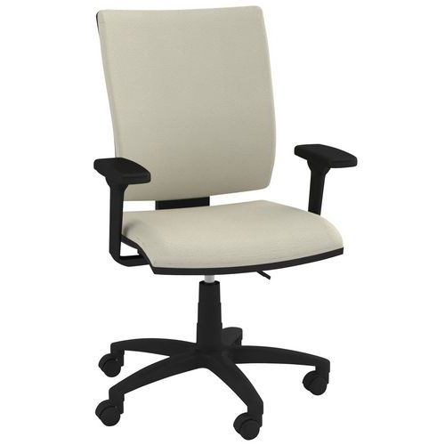 Siége Optima Dossier Bas Contact Permanent M1 Beige Pied Noir