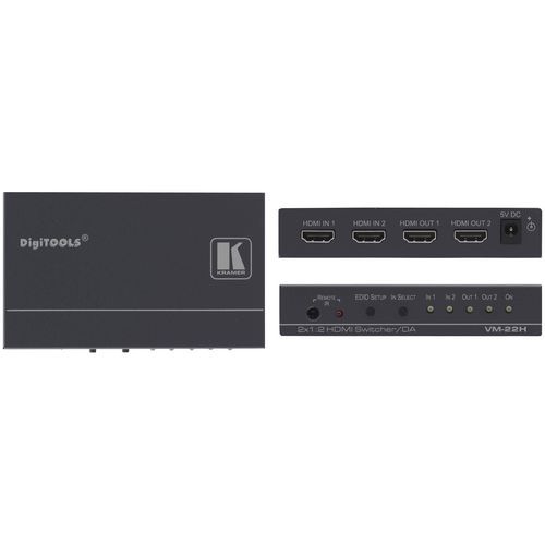 Sélecteur/distributeur Hdmi 2:1:2