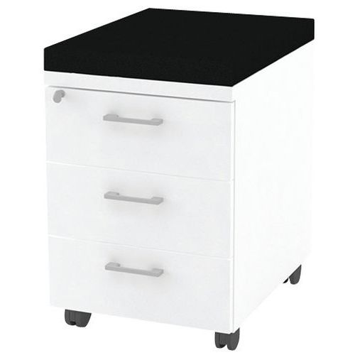 Caisson 3 tiroirs avec coussin Quadrifoglio