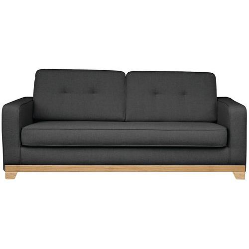 Canapé 3 Places Prétoria Tissu Polyester Chiné Anthracite