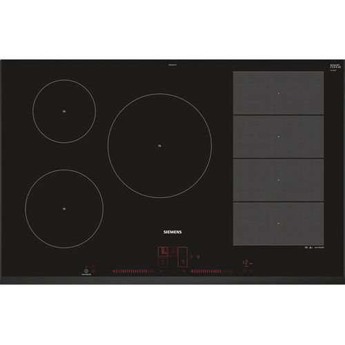 Table de cuisson induction SIEMENS-EX851LVC1F-80.2 cm-Noir - Manutan.fr