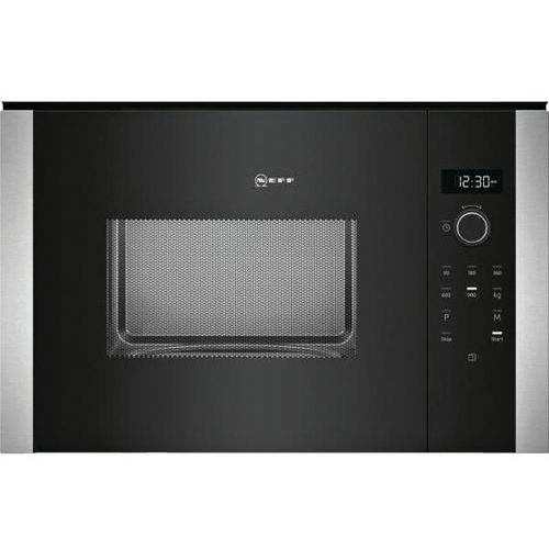 Micro-ondes encastrable solo NEFF-HLAWD53N0-25 L-900 Watts-Noir Micro-ondes encastrable solo NEFF-HLAWD53N0-25 L-900 Watts-Noir