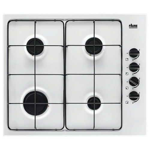Table de cuisson gaz FAURE-FGH62414WA-59.4 cm-Blanc Table de cuisson gaz FAURE-FGH62414WA-59.4 cm-Blanc