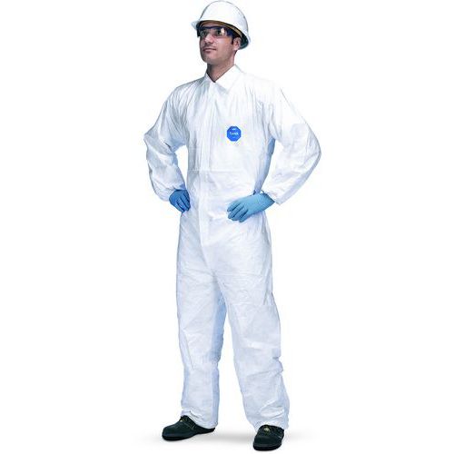 Combinaison Tyvek Industry M Protection Type 5 Et 6 Blanc
