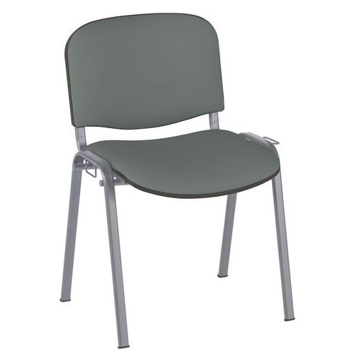 Chaises Cluny Accro. Soudée Pièt. Gris Pvc M1 Urban Cendre