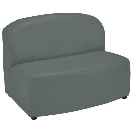 Chauffeuse Bowling 2 Places Déhoussables Pvc M1 Urban Cendre