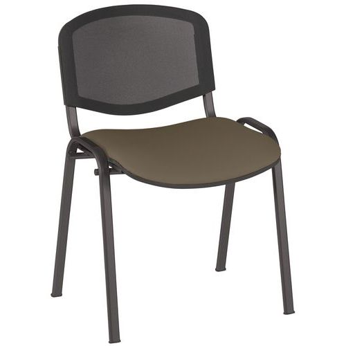 Lot de 5 - Chaises Réunion Bliz Pièt.nr Ass. Pvc M1 Urban Taupe