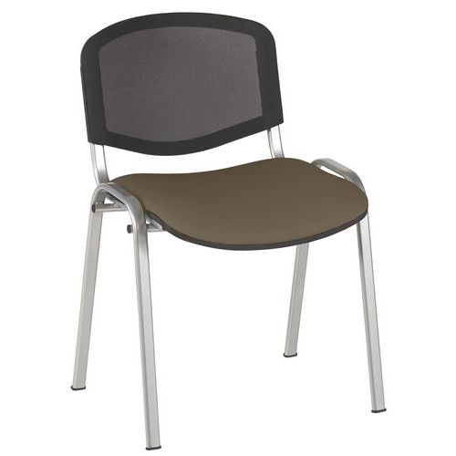 Chaises Réunion Bliz Pièt.alu Ass. Pvc M1 Urban Taupe