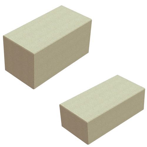 Banquettes Harlem 1200x600x600 Mm - X400 Mm - Ocre Sablé