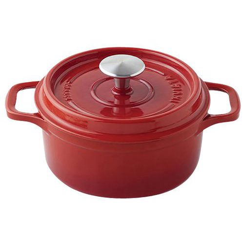 Cocotte En Fonte Ronde 22 Cm -invicta- Rubis