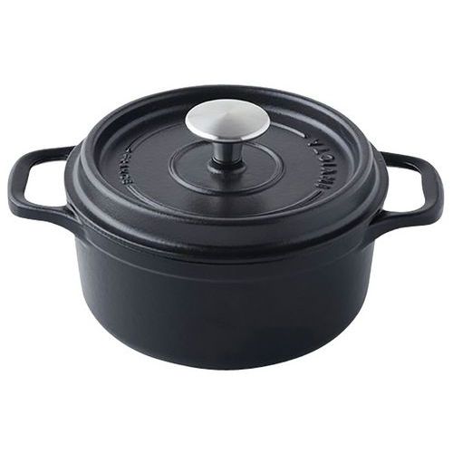 Cocotte En Fonte Ronde 22 Cm -invicta- Noire