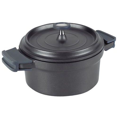 Cocotte ronde 24 cm Noire - LACOR - Fundicion Cocotte ronde 24 cm Noire - LACOR - Fundicion