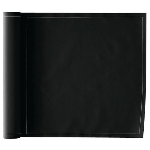 Lot de 12 Serviettes de table 32 x 32 cm Noir-MY DRAP-Basics Lot de 12 Serviettes de table 32 x 32 cm Noir-MY DRAP-Basics