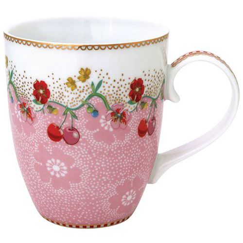 Grand mug 35 cl Cherry Rose - PIP STUDIO - Floral 2 Collection Grand mug 35 cl Cherry Rose - PIP STUDIO - Floral 2 Collection