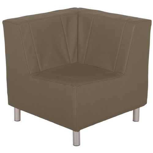 Domino Chauffeuse D'angle Pvc M1 Urban Taupe