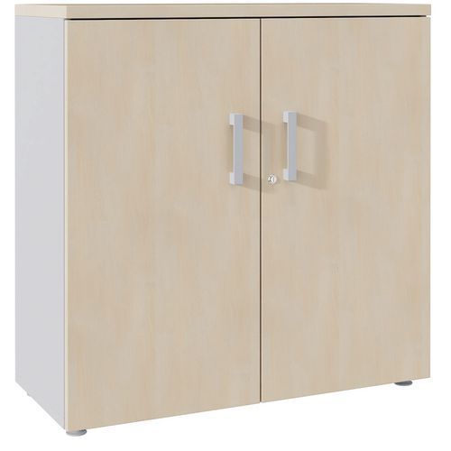 Desserte H73xl100xp45 Cm 1 Tab. Métal Argent/chêne Fil Natur