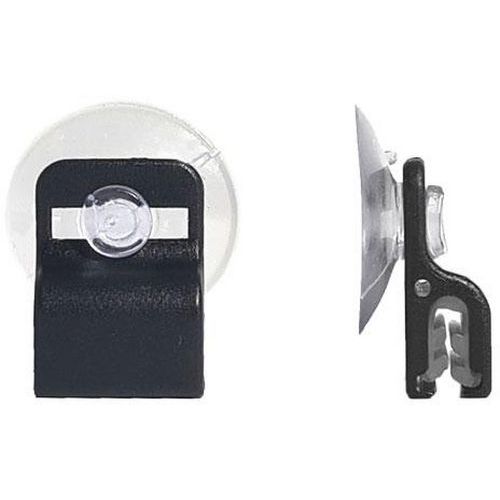 Attache porte-badge Grip Ventouse Noir - Lot de 100 - Plastique résistant - Idéal pour badge et pointeuse
