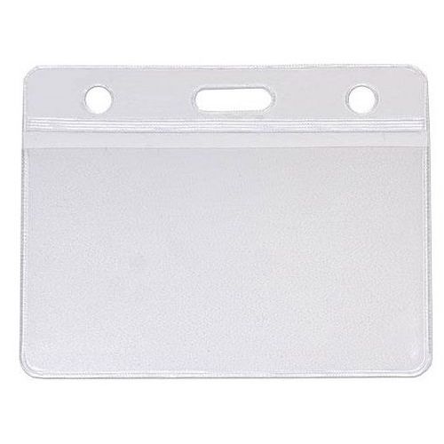 Porte-badge professionnel PVC Recyclé Horizontal - Idéal pour identification