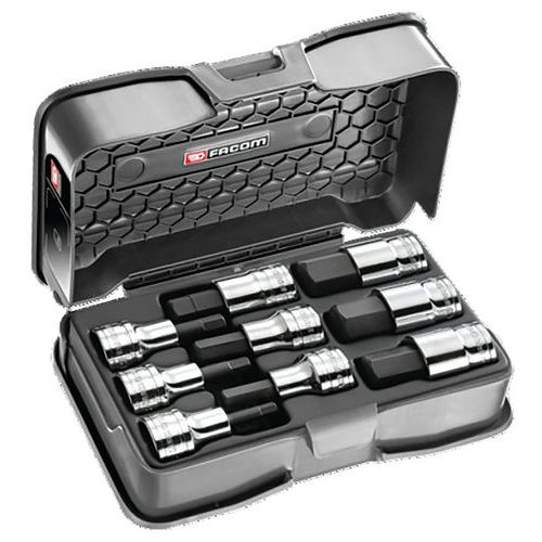 Facom 1 Coffret Douilles Tournevis 6 Pans 1/2 Stm.j9apb - Facom Facom