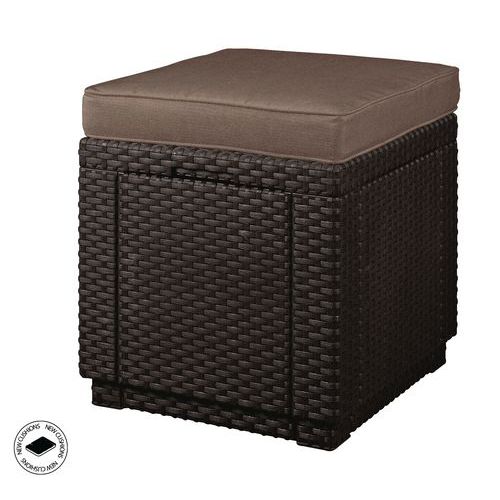 Cube De Tabouret De Jardin Marron