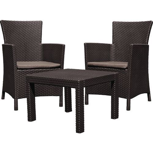 Ensemble De Balcon Rosario Marron
